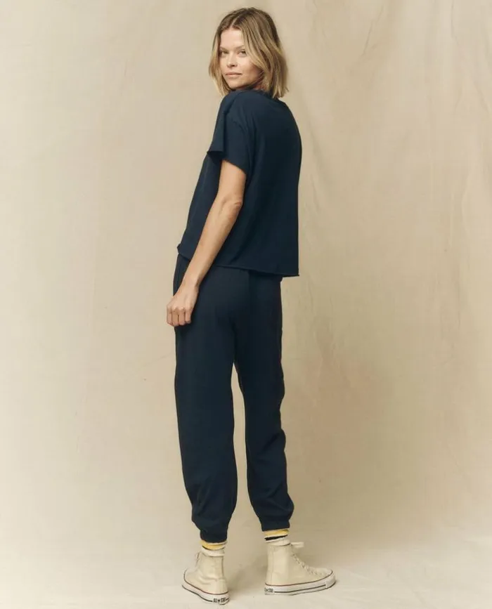 Tees and Sweats The Great The Crop Tee True Navy