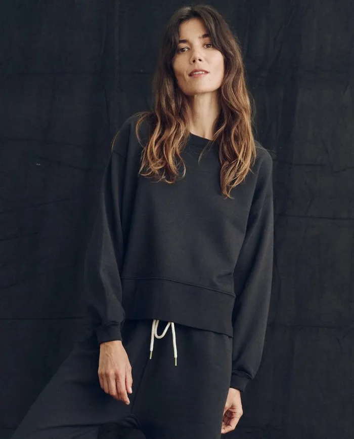 Tees and Sweats The Great The League Sweatshirt Almost Black
