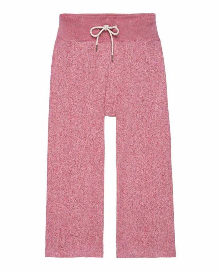 Tees and Sweats The Great The Relay Sweatpant Heathered Bright Currant