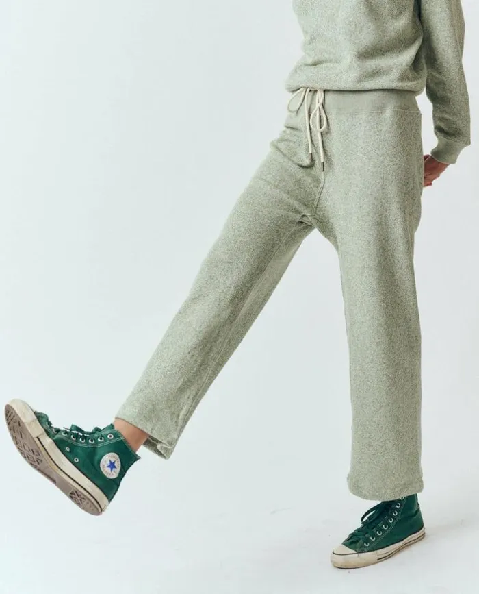 Tees and Sweats The Great The Relay Sweatpant Heathered Bright Pine