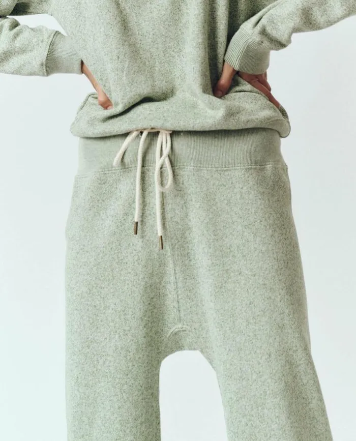 Tees and Sweats The Great The Relay Sweatpant Heathered Bright Pine