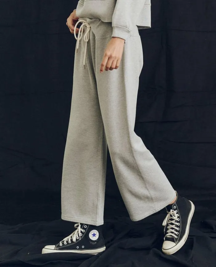 Tees and Sweats The Great The Relay Sweatpant Lofty Heather Grey