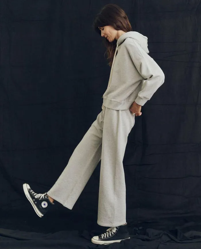 Tees and Sweats The Great The Relay Sweatpant Lofty Heather Grey