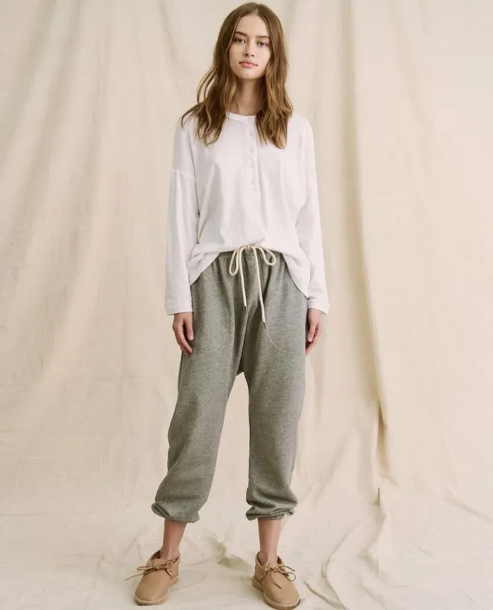 Tees and Sweats The Great The Shrunken Henley True White