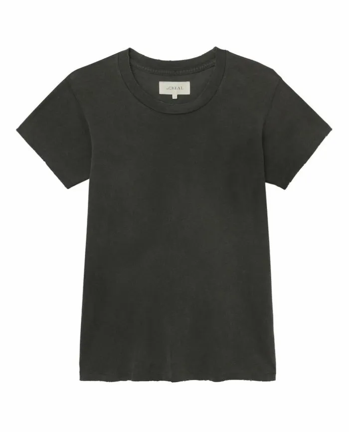 Tees and Sweats The Great The Slim Tee Washed Black