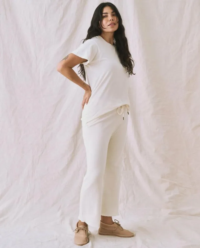 Tees and Sweats The Great The Slim Tee Washed White