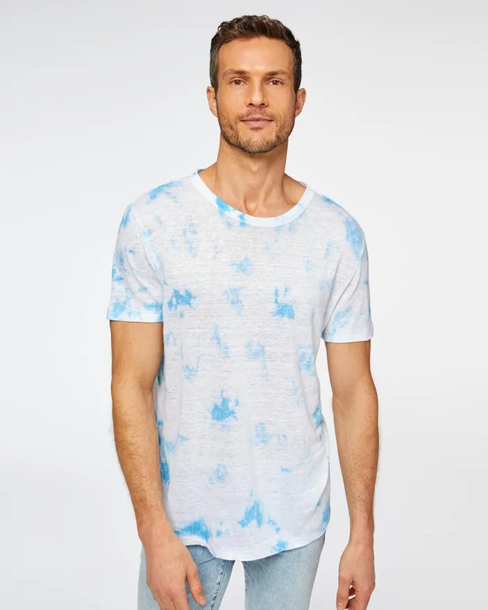 Tees Men 7 For All Mankind Short Sleeve TieDye Tee