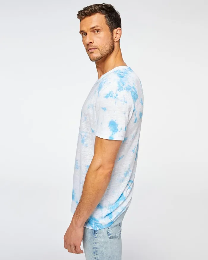 Tees Men 7 For All Mankind Short Sleeve TieDye Tee