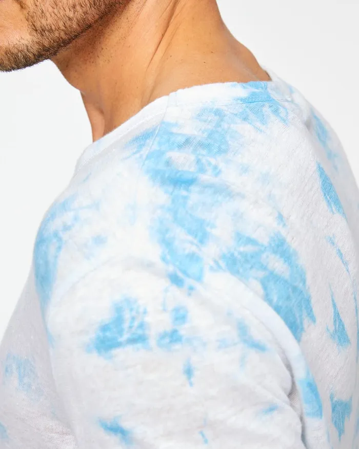 Tees Men 7 For All Mankind Short Sleeve TieDye Tee