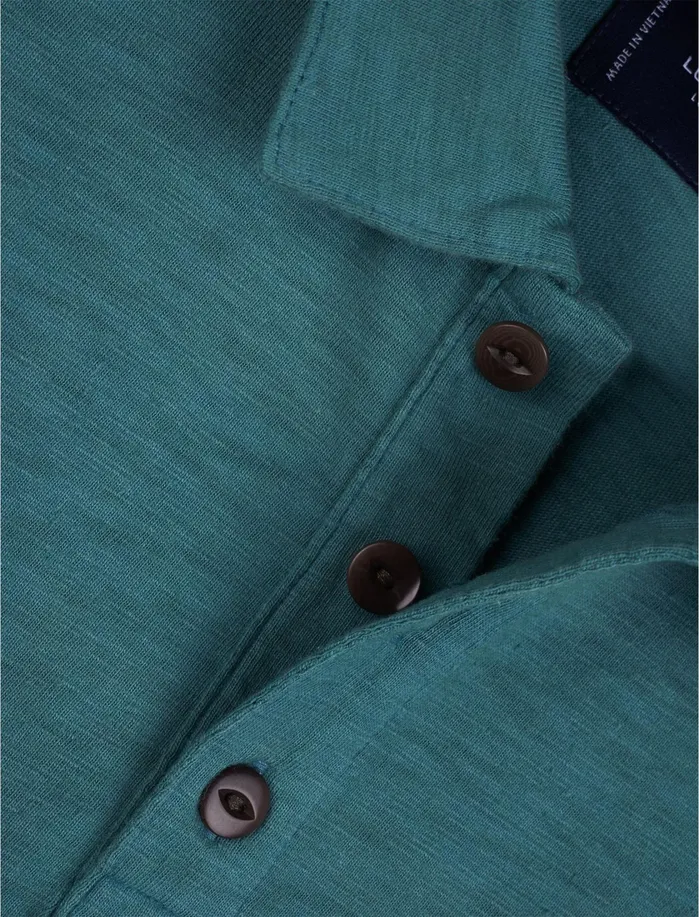 Tees Men Lucky Brand High Twist Polo Sea Pine