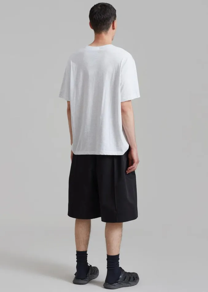The Frankie Shop Adan Bermuda Shorts 8211 Black Men Bottoms