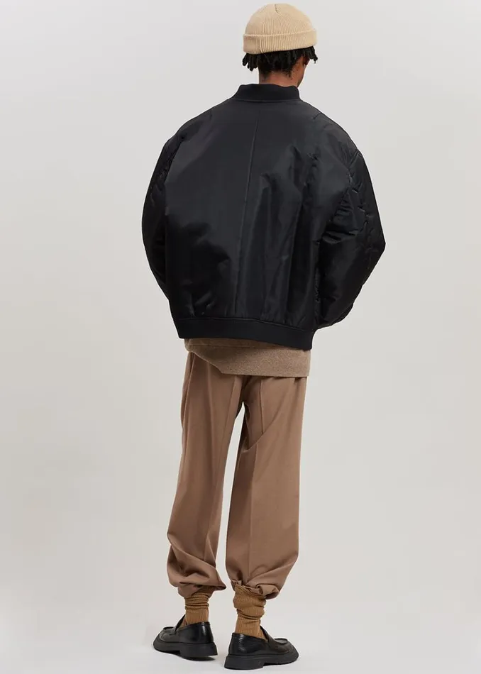 The Frankie Shop Astra Bomber Jacket 8211 Black WomenMen Outerwear