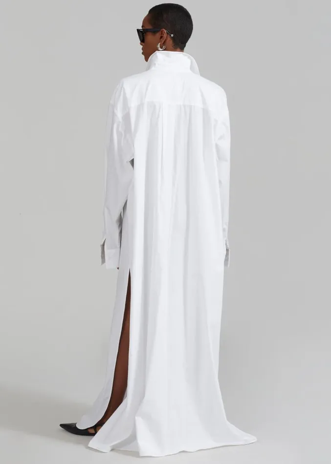 The Frankie Shop Avery Shirt Dress 8211 White Women Clothing