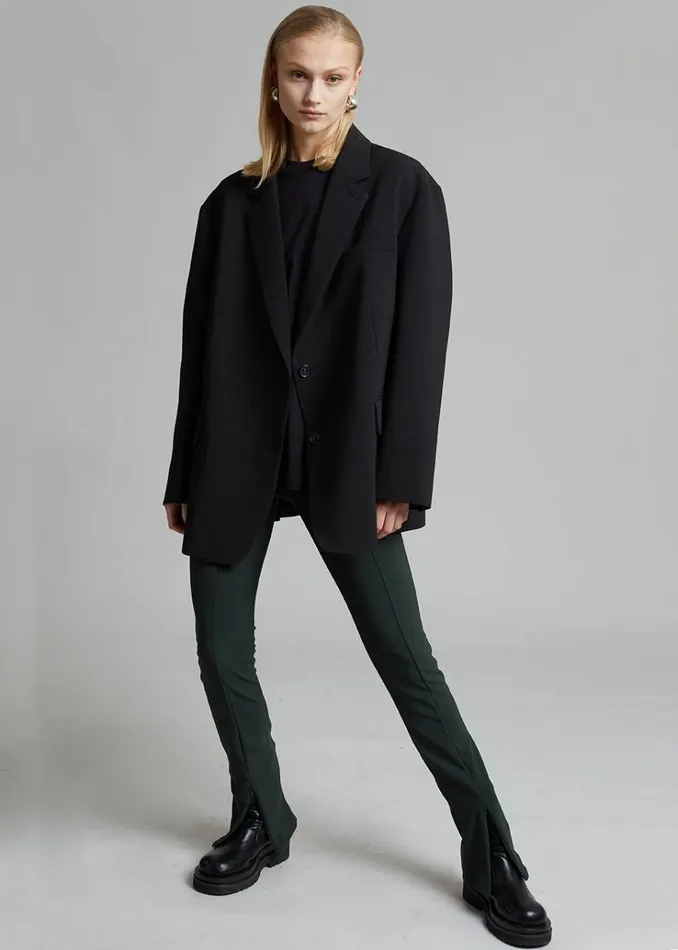 The Frankie Shop Bea Blazer 8211 Black Women Clothing