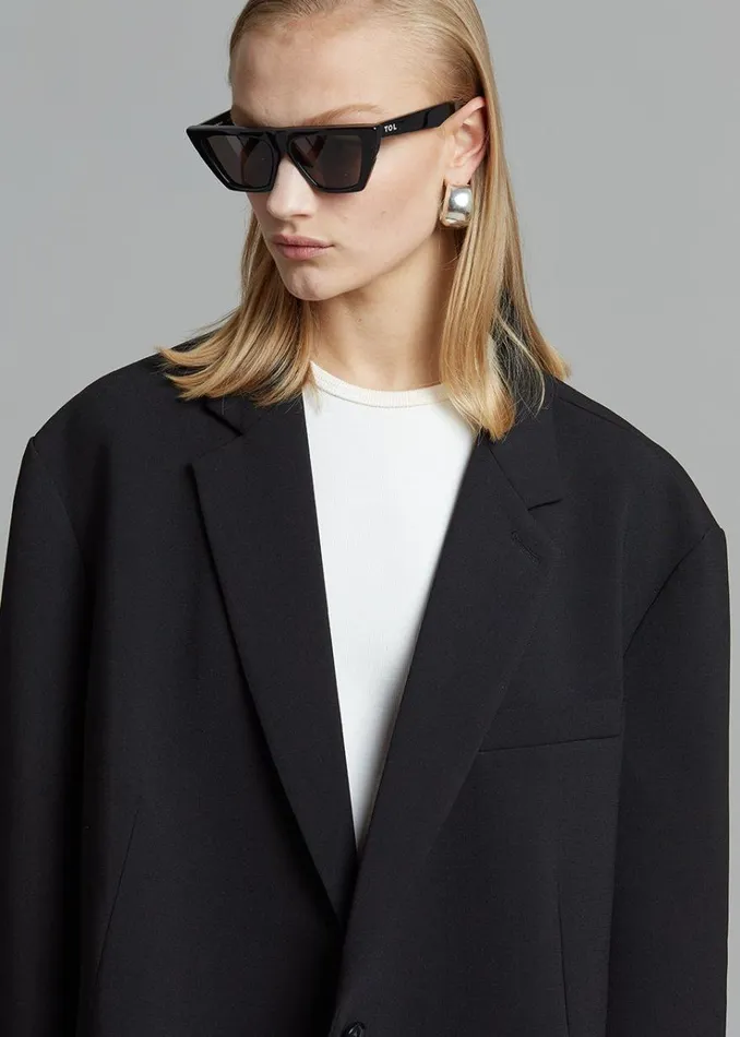 The Frankie Shop Bea Blazer 8211 Black Women Clothing