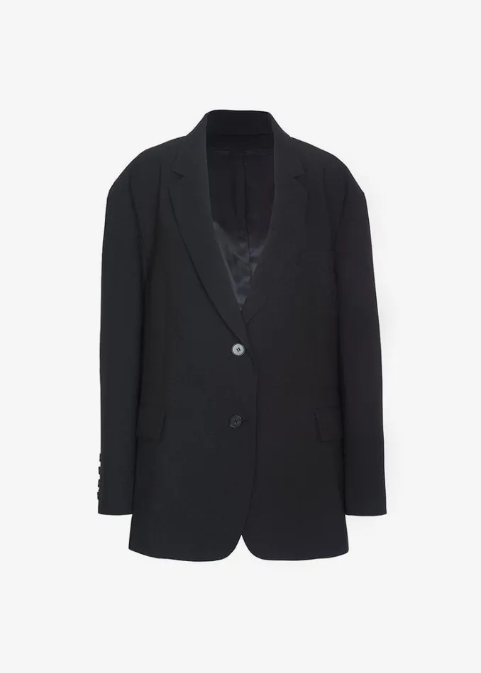 The Frankie Shop Bea Blazer 8211 Black Women Clothing