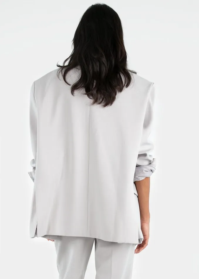 The Frankie Shop Bea Blazer 8211 Grey Women Clothing