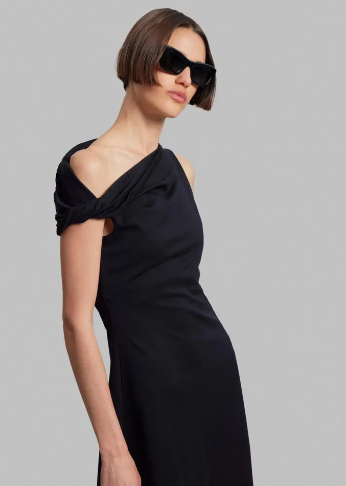 The Frankie Shop Beaufille Indi Dress 8211 Black Women Dresses