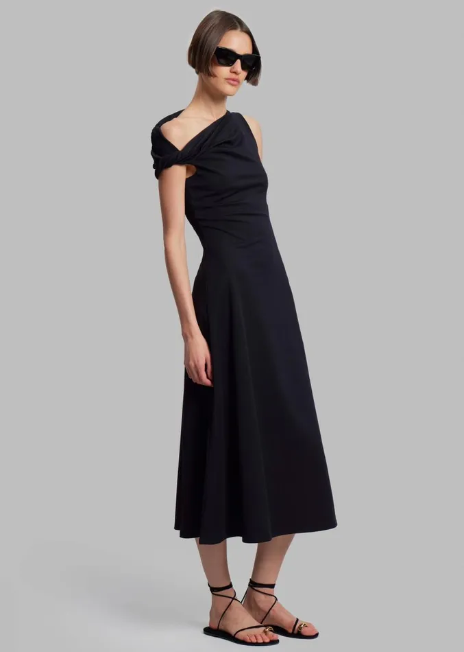 The Frankie Shop Beaufille Indi Dress 8211 Black Women Dresses