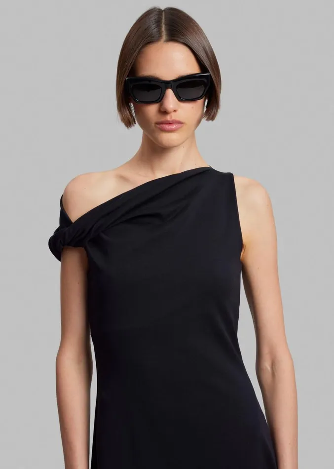The Frankie Shop Beaufille Indi Dress 8211 Black Women Dresses