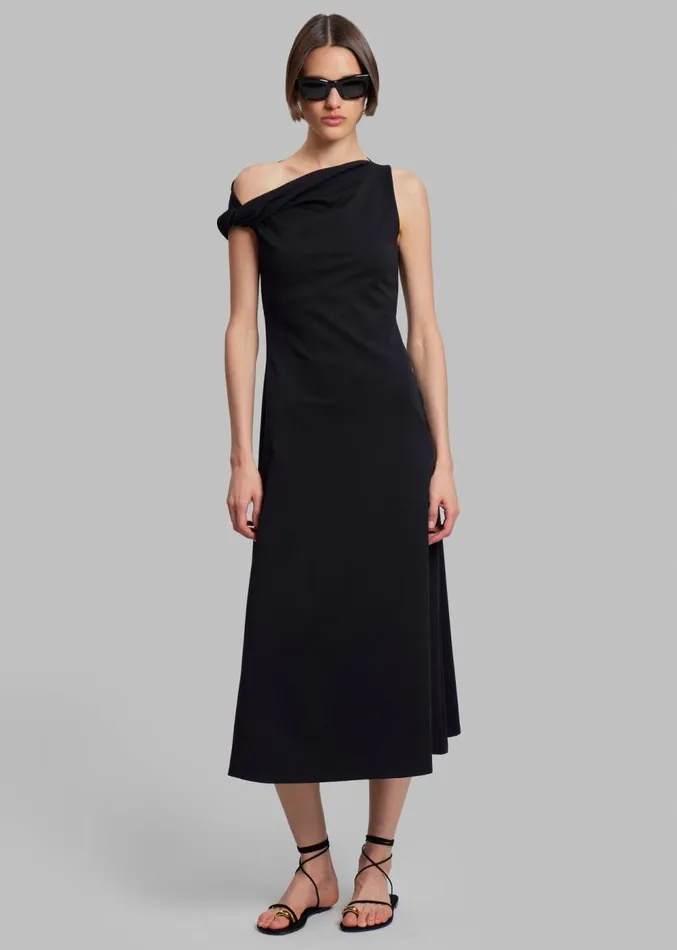 The Frankie Shop Beaufille Indi Dress 8211 Black Women Dresses