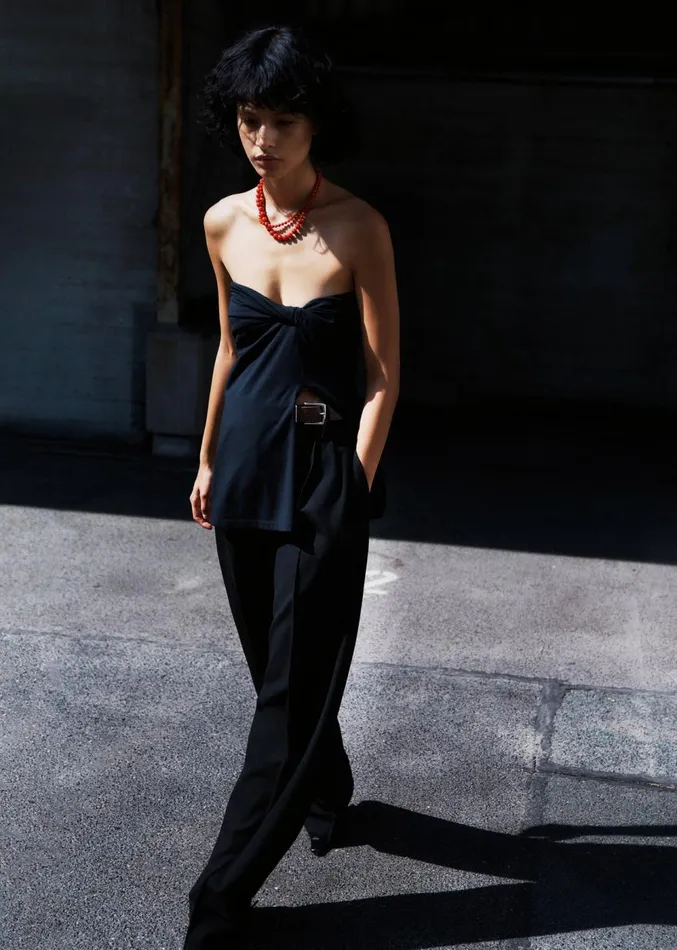 The Frankie Shop Beaufille Zeno Blouse 8211 Black Women Tops