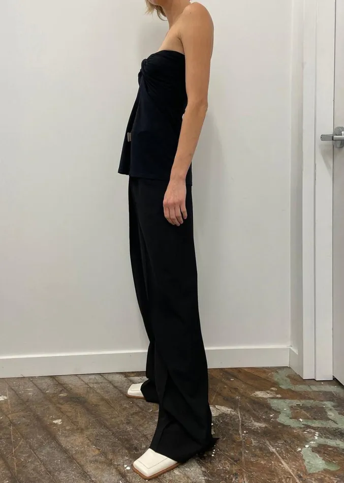 The Frankie Shop Beaufille Zeno Blouse 8211 Black Women Tops