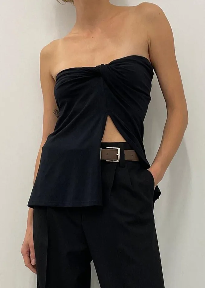 The Frankie Shop Beaufille Zeno Blouse 8211 Black Women Tops