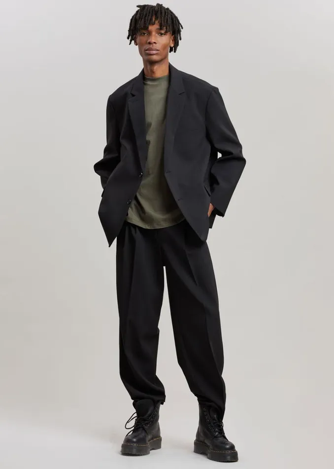 The Frankie Shop Beo Blazer 8211 Black Men Outerwear