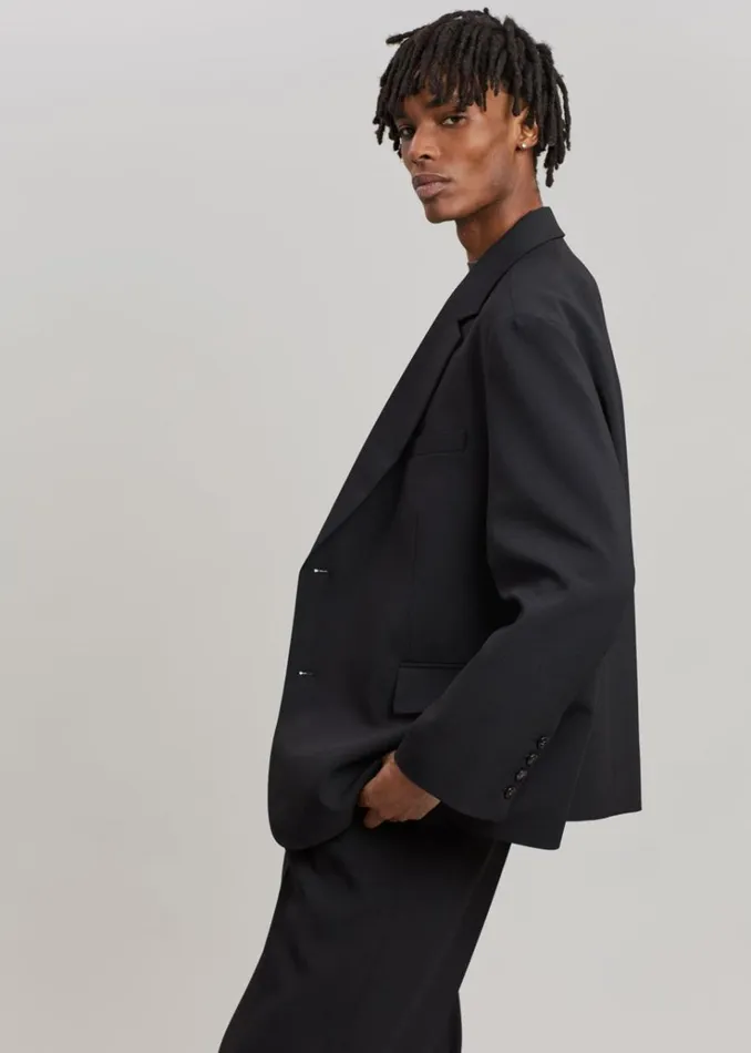 The Frankie Shop Beo Blazer 8211 Black Men Outerwear