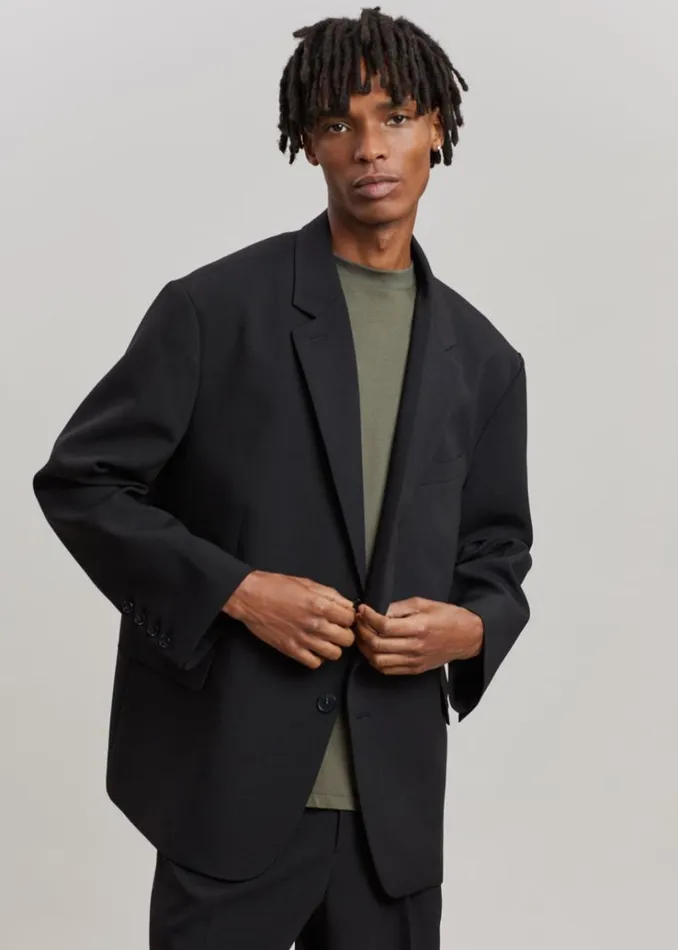 The Frankie Shop Beo Blazer 8211 Black Men Outerwear