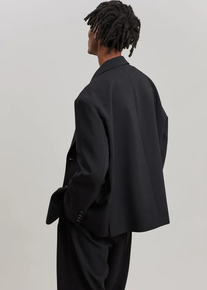 The Frankie Shop Beo Blazer 8211 Black Men Outerwear