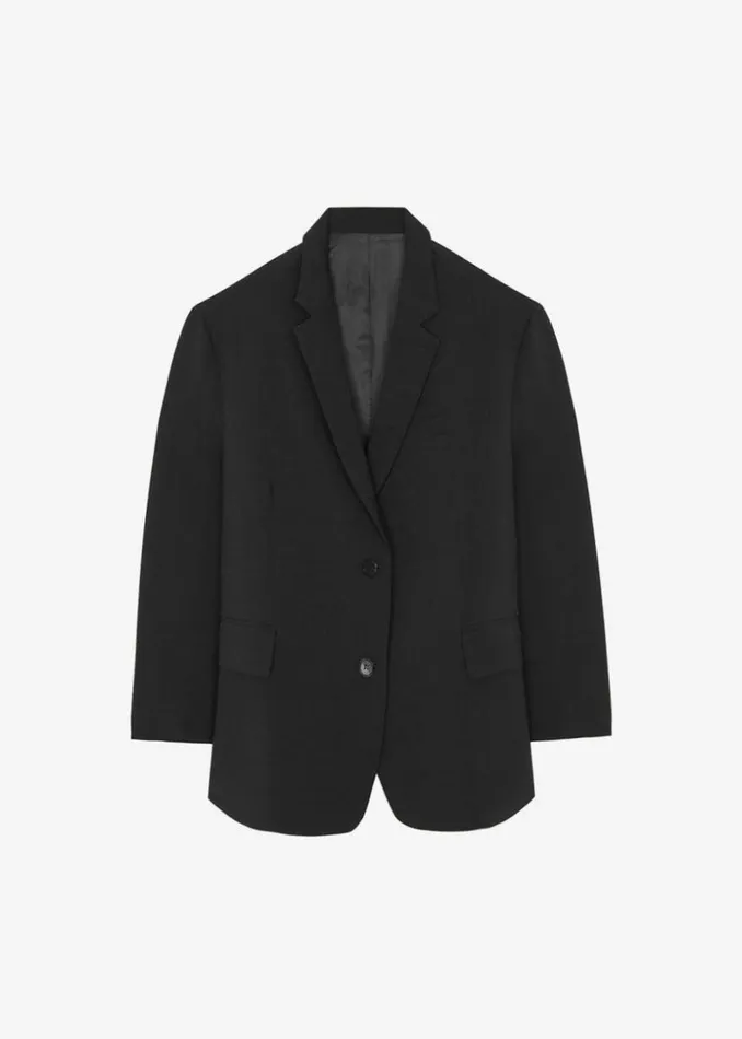 The Frankie Shop Beo Blazer 8211 Black Men Outerwear