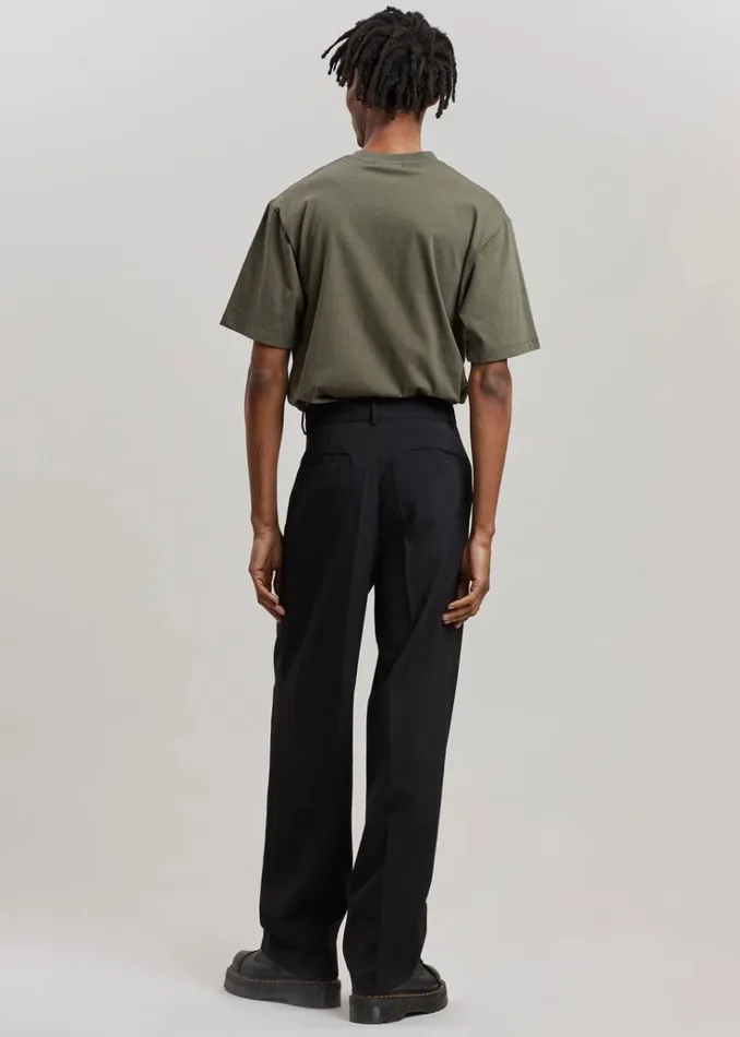 The Frankie Shop Beo Suit Pants 8211 Black Men Bottoms
