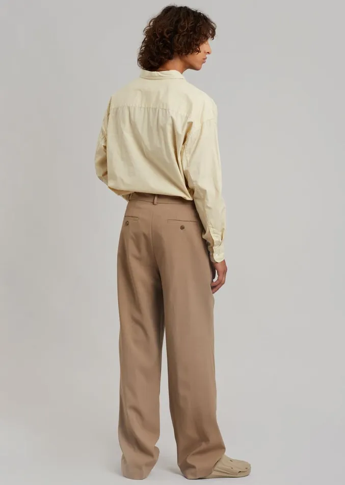 The Frankie Shop Beo Suit Pants 8211 Latte Men Suits