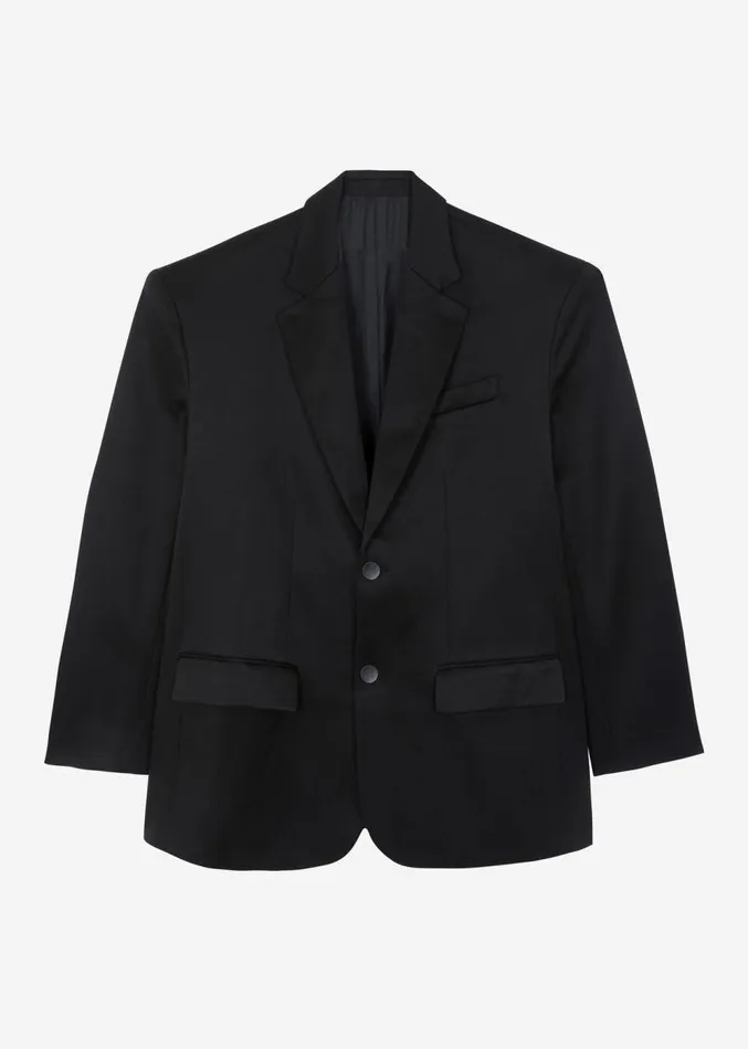 The Frankie Shop Blair Linen Blazer 8211 Black Women Outerwear