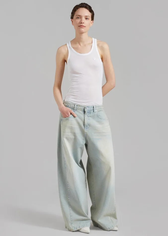 The Frankie Shop Bryony Jeans 8211 Bleach Women Clothing