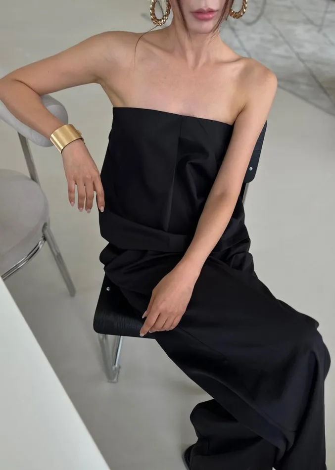 The Frankie Shop Catalina Tube Top 8211 Black Women Clothing