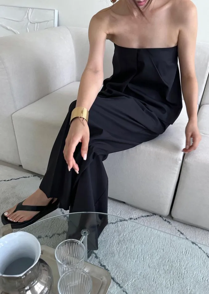 The Frankie Shop Catalina Tube Top 8211 Black Women Clothing