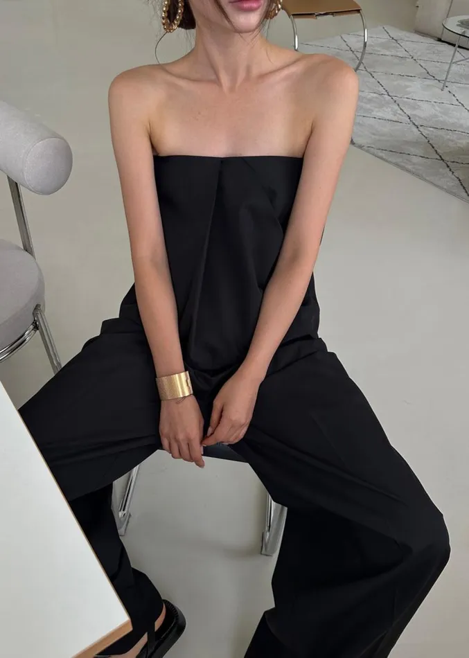 The Frankie Shop Catalina Tube Top 8211 Black Women Clothing