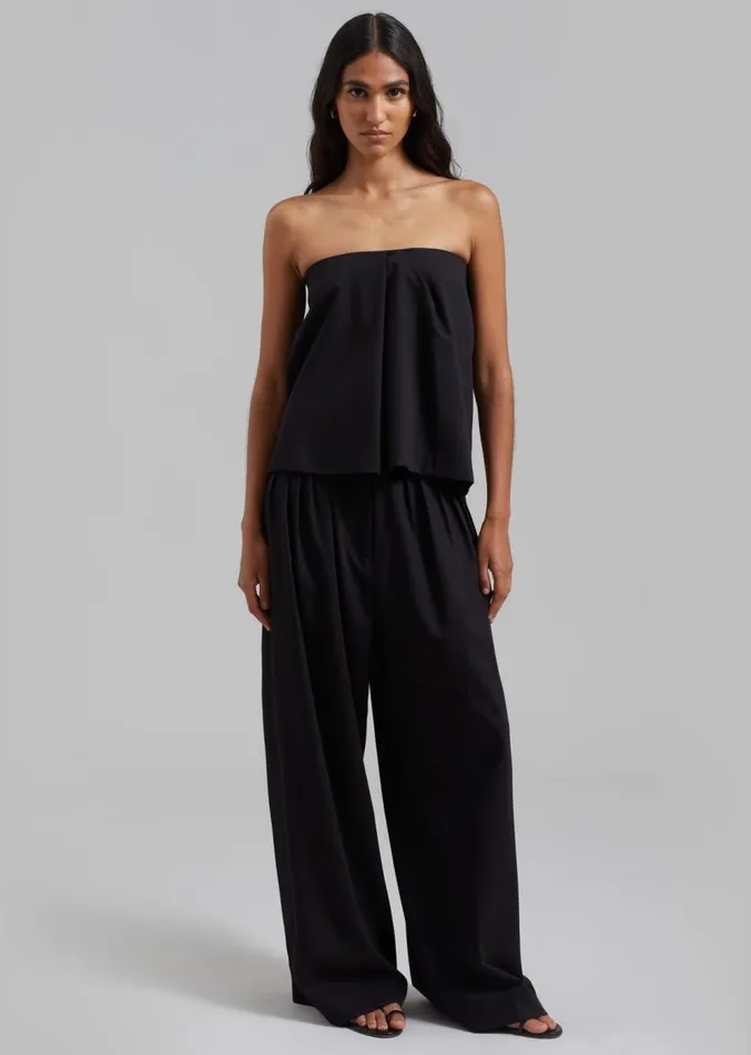 The Frankie Shop Catalina Tube Top 8211 Black Women Clothing