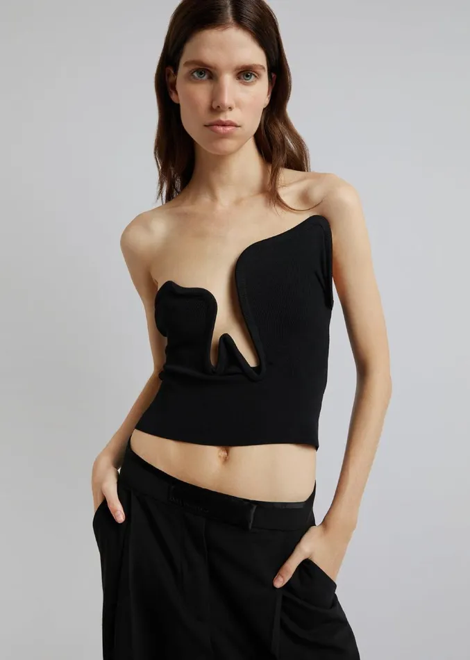 The Frankie Shop Christopher Esber Salacia Wire Strapless Top 8211 Black Women Clothing The Frankie Shop Christopher Esber Salacia Wire Strapless Top 8211 Black Women Clothing