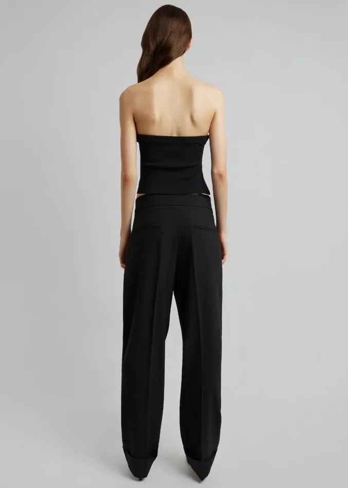 The Frankie Shop Christopher Esber Salacia Wire Strapless Top 8211 Black Women Clothing