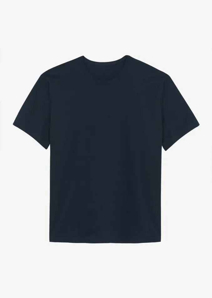 The Frankie Shop Connell Boxy Tee 8211 Navy Women Tops