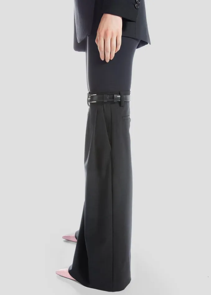 The Frankie Shop Coperni Hybrid Flare Trousers 8211 Black Women Bottoms