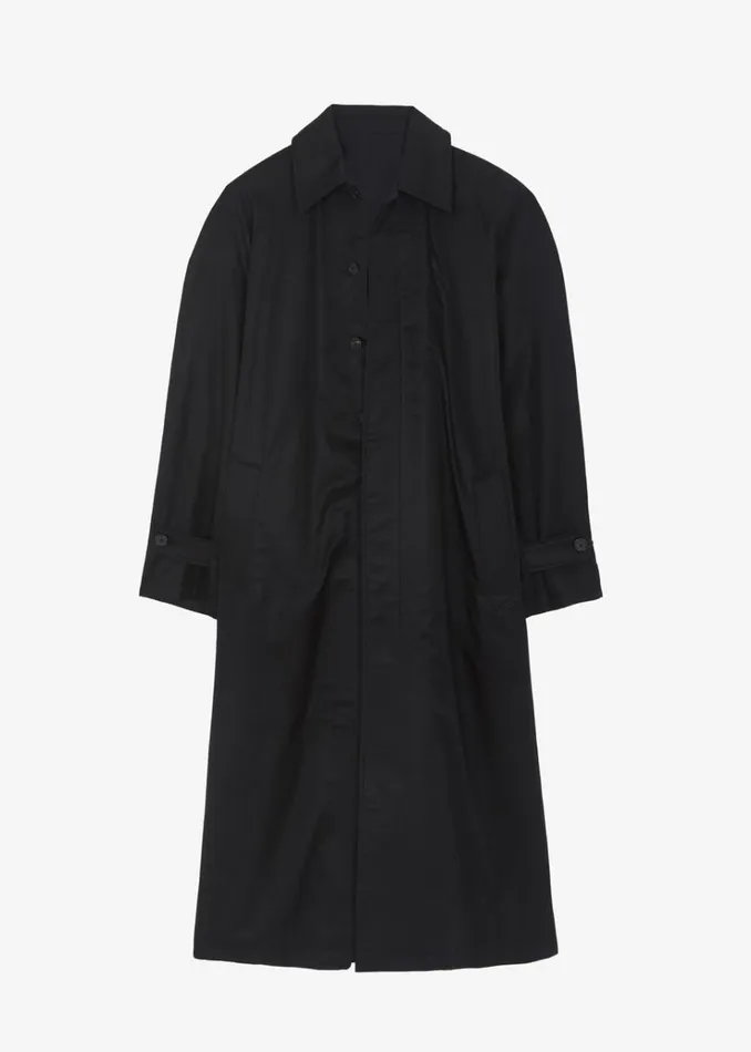 The Frankie Shop Decima Trench Coat 8211 Black Women Outerwear
