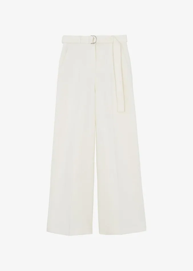 The Frankie Shop Delphi Belted Pants 8211 Cream Women Suits