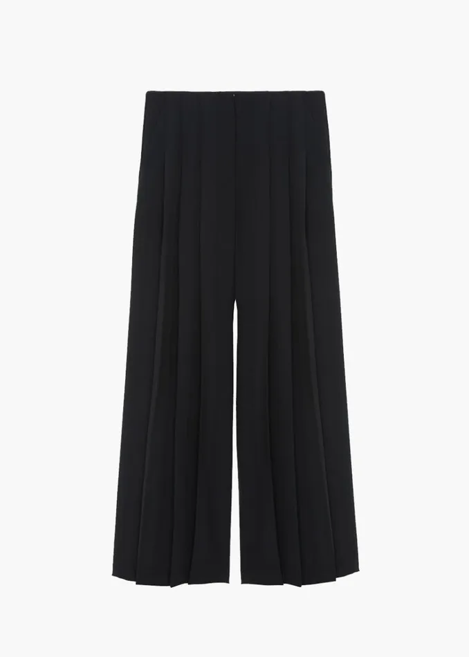The Frankie Shop Dillon Pleated Pants 8211 Black Women Clothing