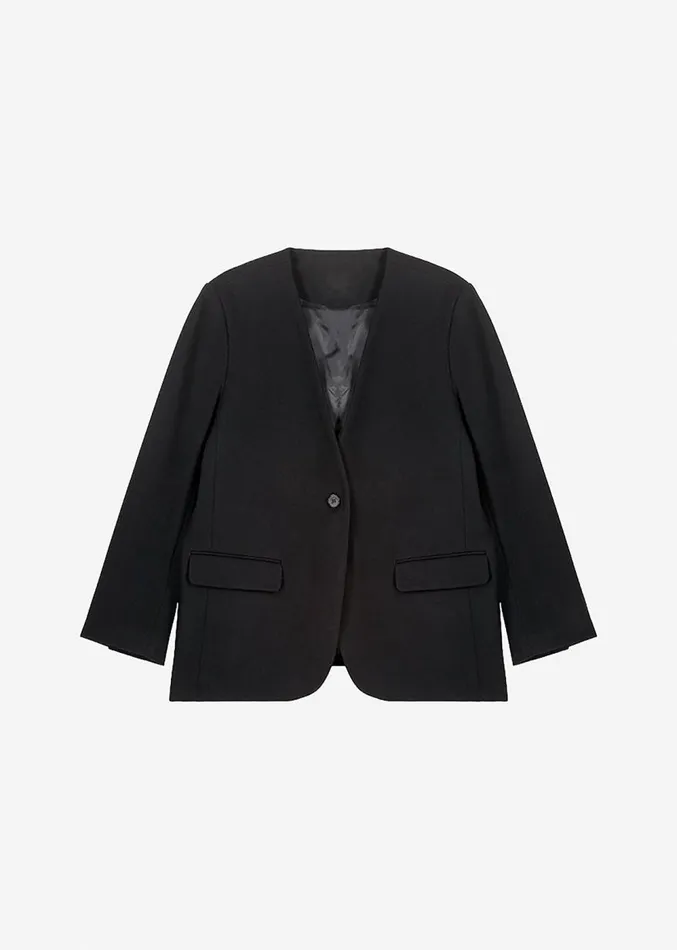 The Frankie Shop Dira Blazer 8211 Black Women Clothing
