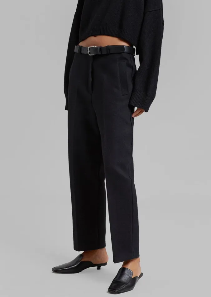 The Frankie Shop Dira Trousers 8211 Black Women Clothing